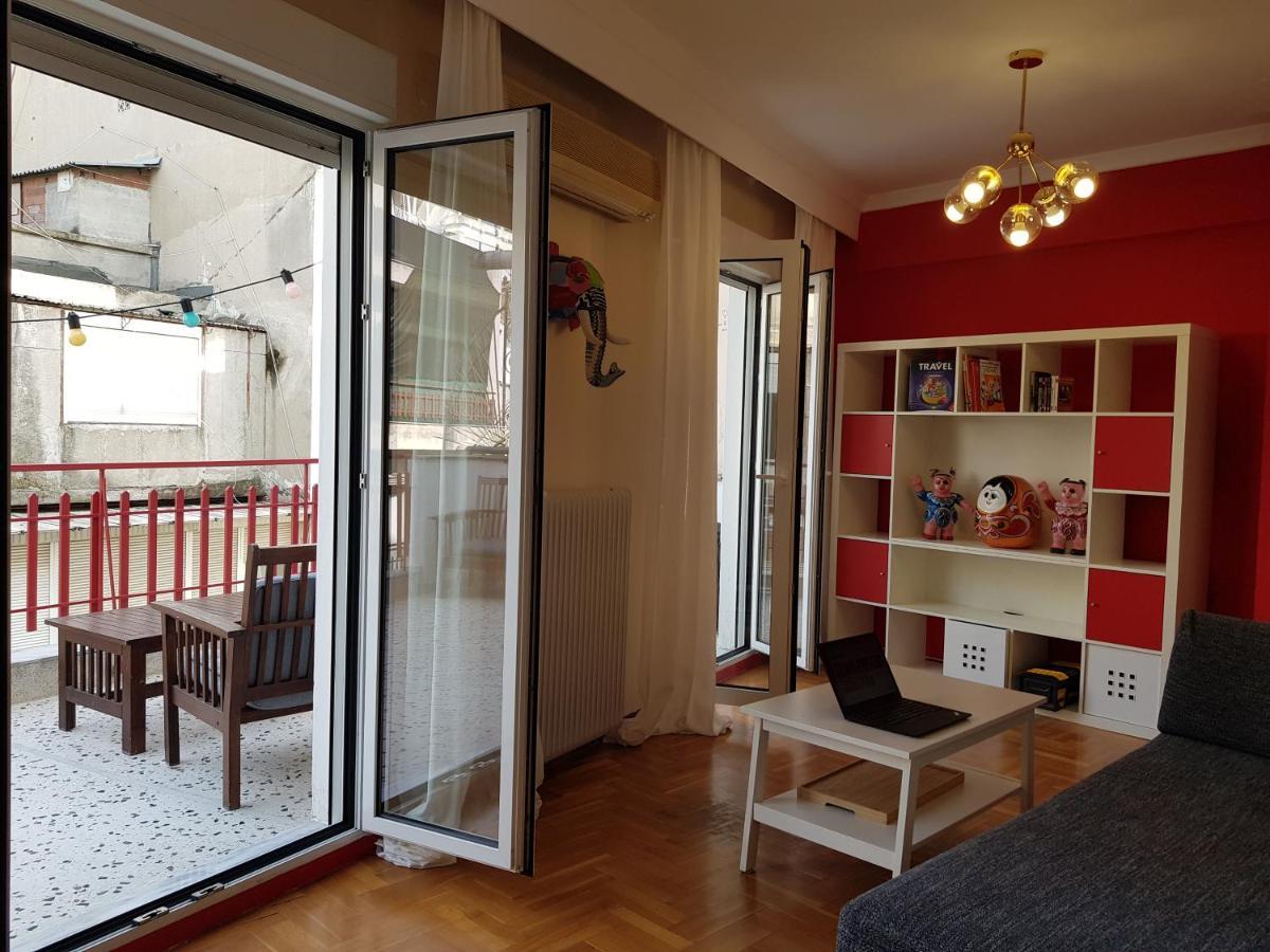 Quiet City Centre Apartment With Large Balcony Салоники Экстерьер фото